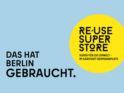 Re-Use Superstore im Karstadt Hermannplatz