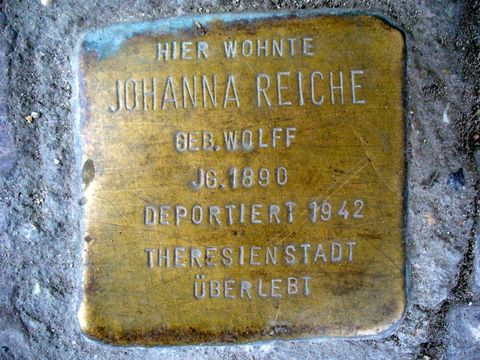 Stolperstein für Johanna Reiche