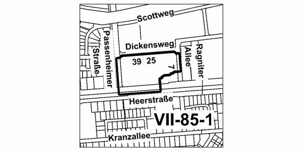 Bebauungsplan-VII-85-1-Paulinenkrankenhaus Westend