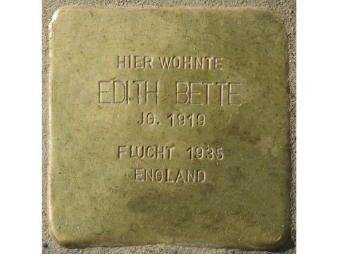 Stolperstein Edith Bette