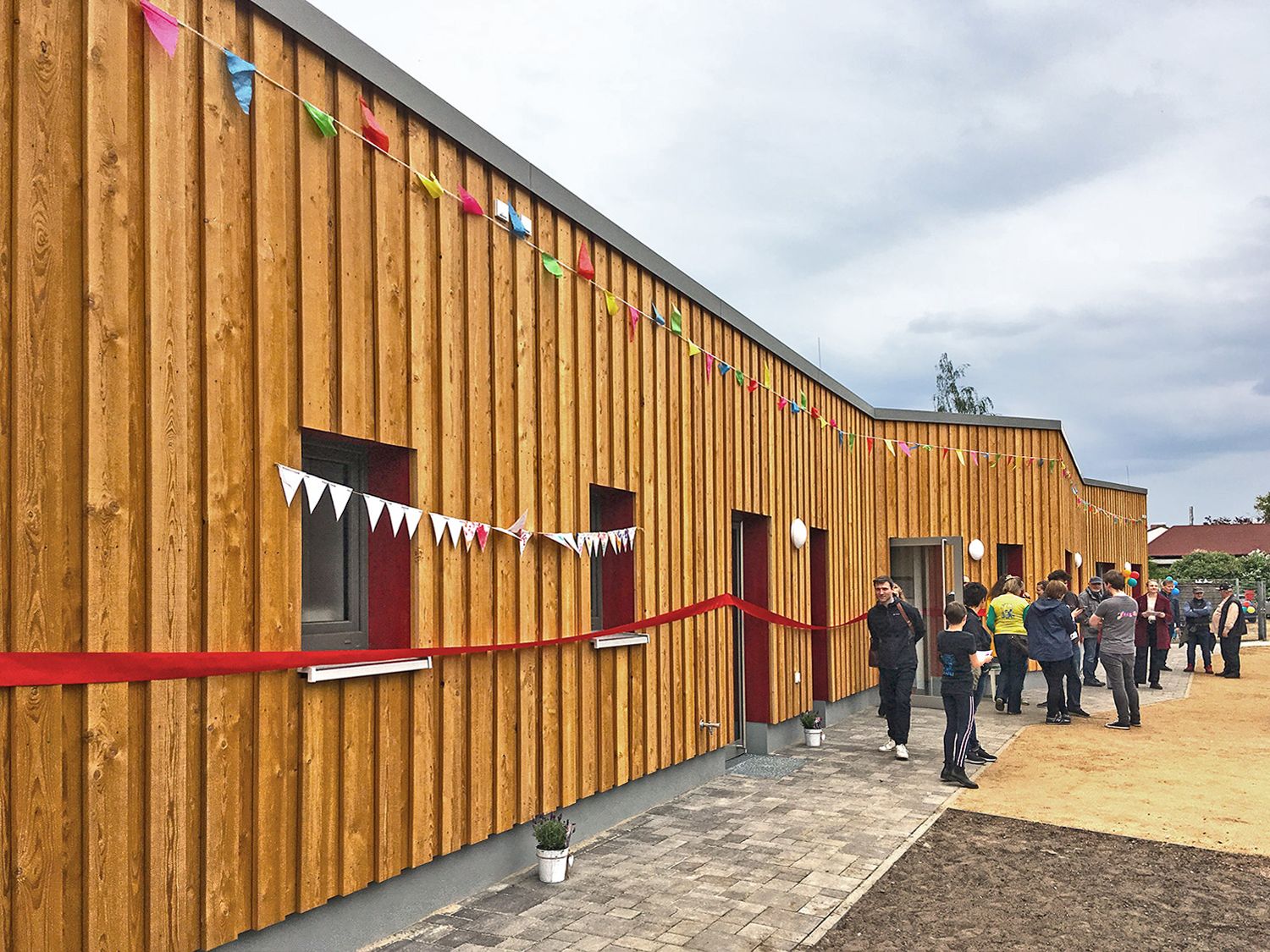 Das neue Haupthaus des Abenteuerspielplatz Waslala ist in nachhaltige Holzbauweise entstanden