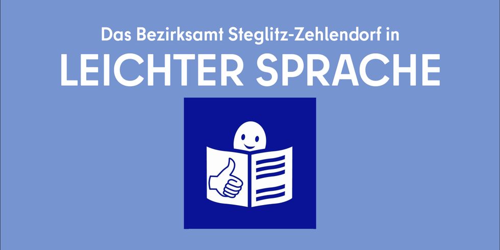 Das Bezirksamt Steglitz-Zehlendorf in Leichter Sprache