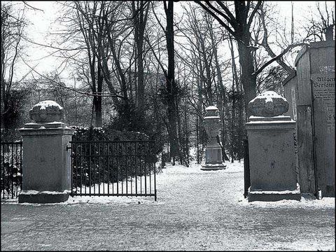 Erwin Barth - Schustehruspark, Eingang, vor 1919