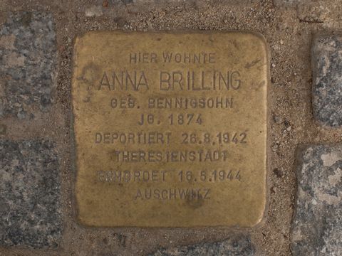 Stolperstein Anna Brilling