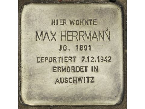 Stolperstein Max Herrmann