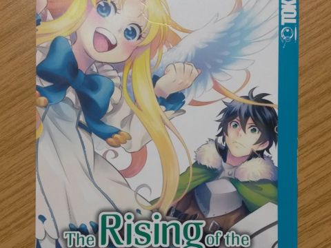 Cover des Mangas "The rising of the shield hero"
