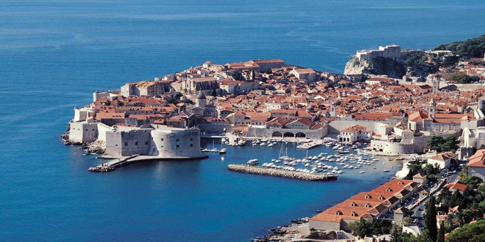 Ansicht auf die Stadt Dubrovnik in Kroatien
