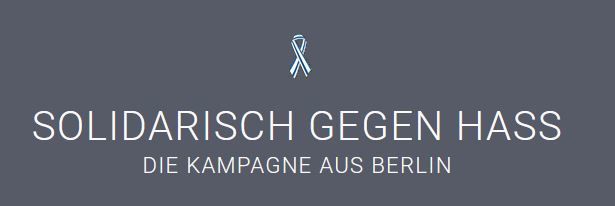 Berlin - Solidarisch gegen Hass" des Jüdischen Bildungswerkes für Demokratie - gegen Antisemitismus