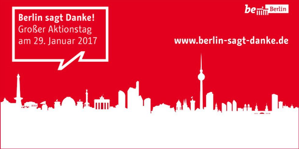 Logo zur Aktion "Berlin sagt Danke 2017"