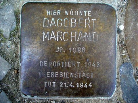 Stolperstein für Dagobert Marchand