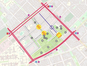 Kiezblock Brüsseler Kiez: Karte zu Hinweis 7