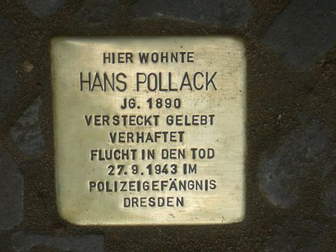 Stolperstein für Hans Pollack