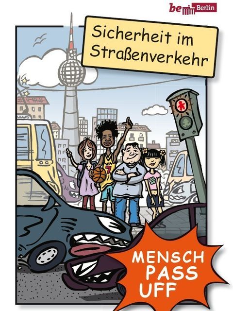 Bildvergrößerung: Broschüre zur Verkehrserziehung für Kinder, auch mit Migrationshinter­grund
