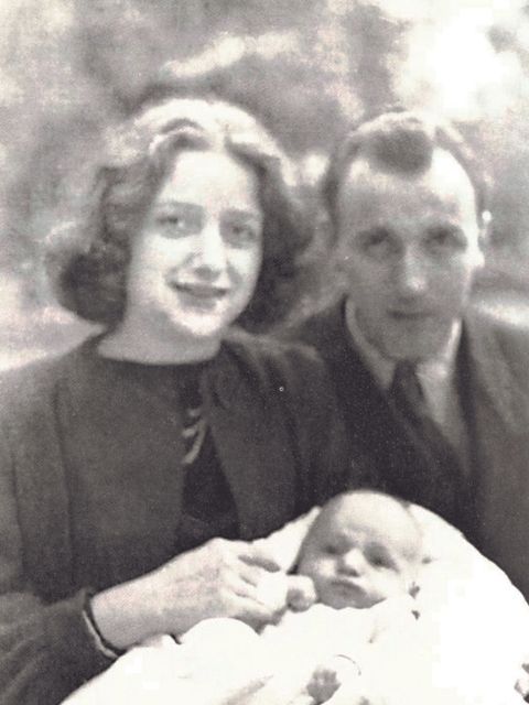 Familienfoto Edith, Harry und Uri