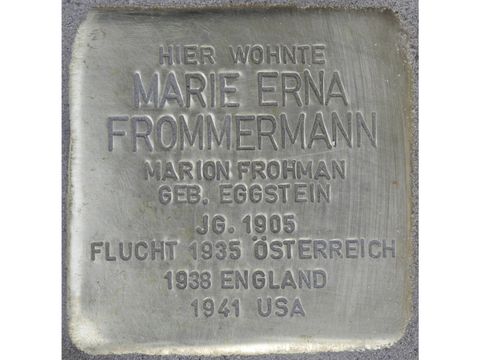 Stolperstein Marie Erna Frommermann