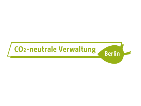 Logo mit der Aufschrift CO2-neutrale Verwaltung