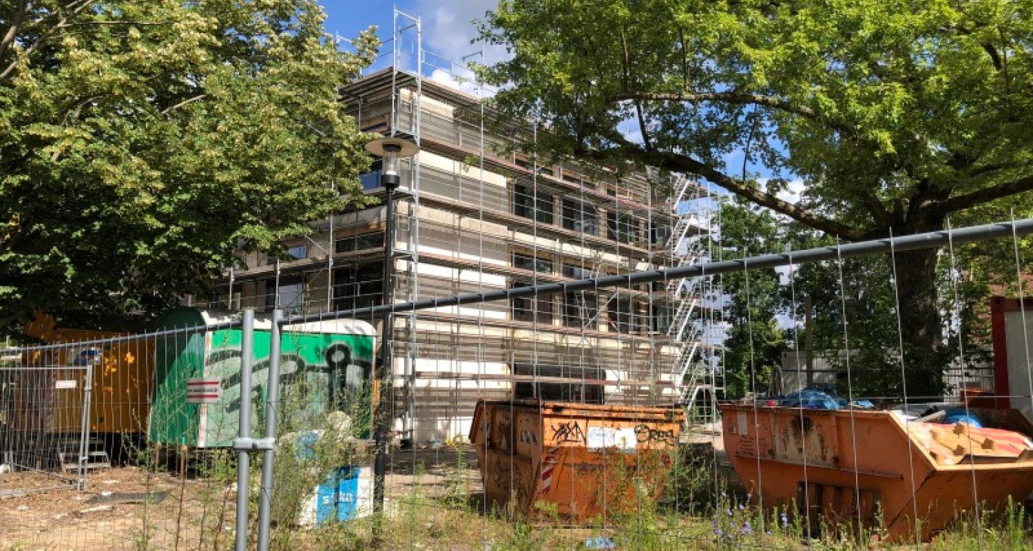 Baustelle Campus-Efeuweg