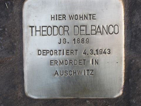 Stolperstein Theodor Delbanco