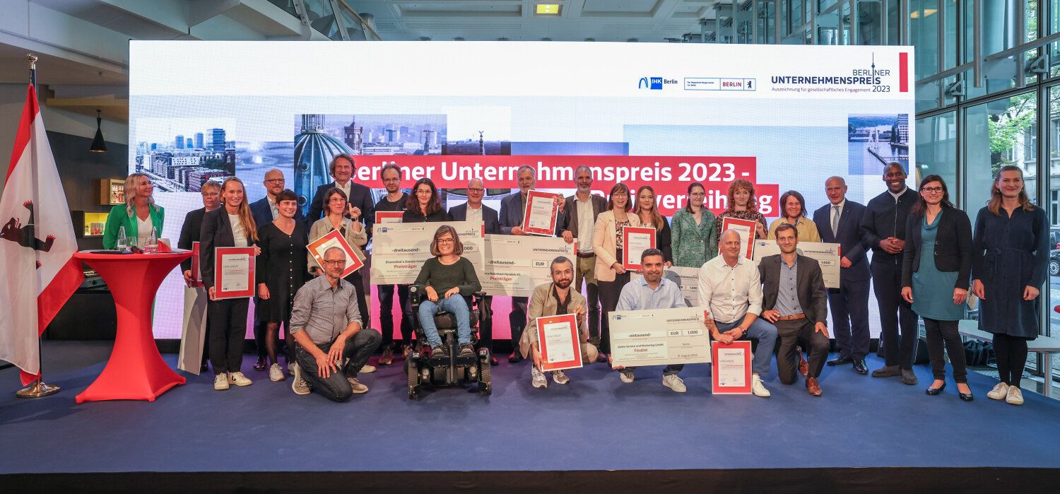 Preisträger und Finalisten des Berliner Unternehmenspreis 2023
