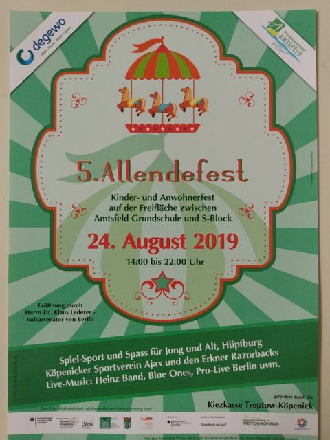 Plakat 5. Allendefest 2019