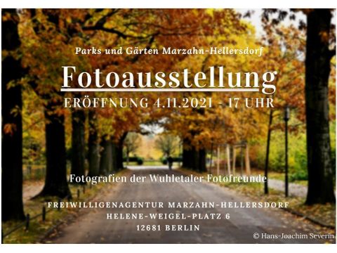 Fotoausstellung „Parks und Gärten Marzahn-Hellersdorf" der Wuhletaler Fotofreunde