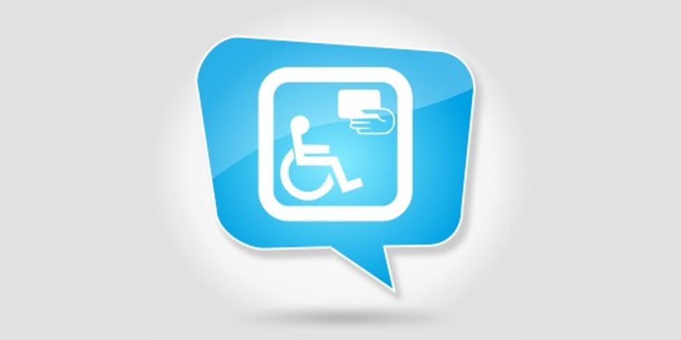 #56238355 - Bulle : Dab et handicap