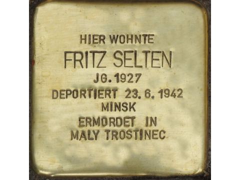 Stolperstein Fritz Selten