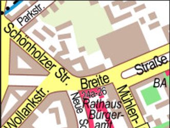 Karte Breite Strasse