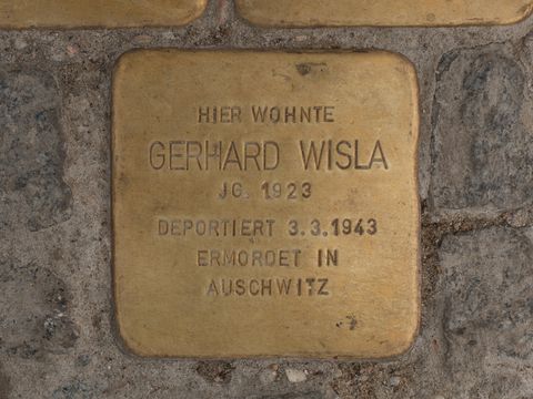Stolperstein Gerhard Wisla