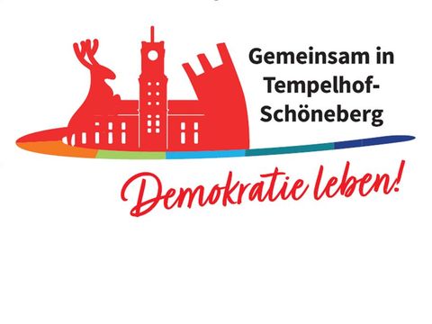 Logo Gemeinsam in Tempelhof-Schöneberg - Demokratie leben!