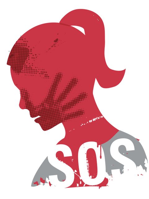 SOS-Gewalt gegen Frau