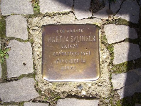 Stolperstein Martha Salinger, 21.09.2011