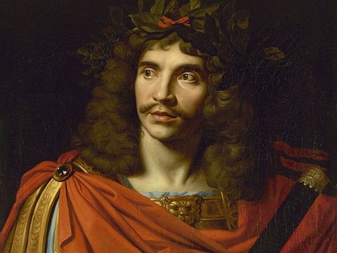 Porträt Molières um 1658 von Nicolas Mignard