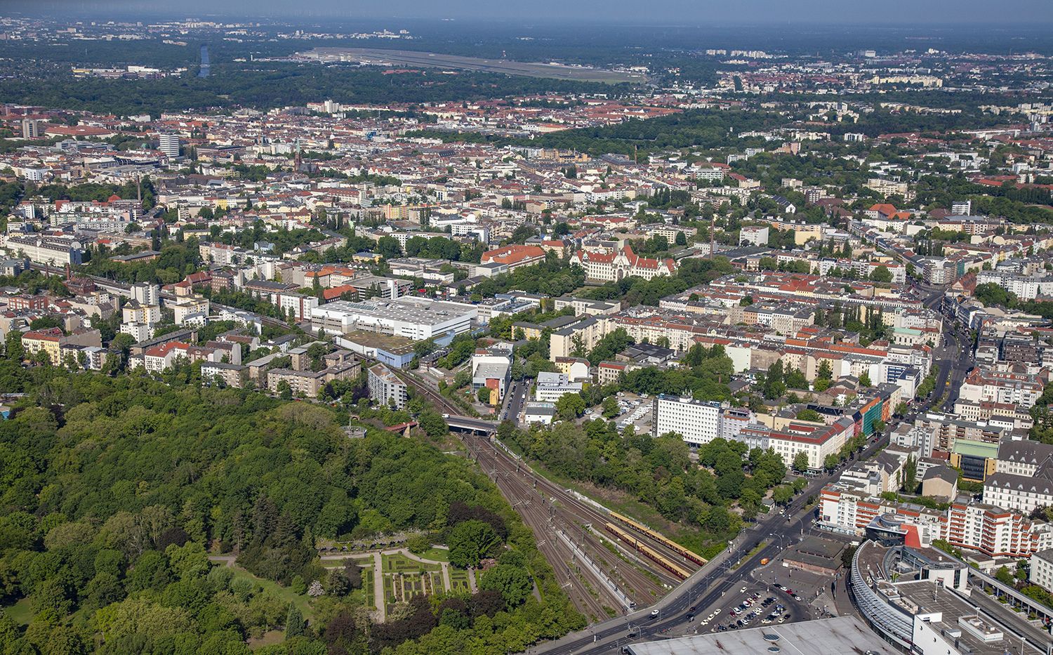 Luftbild Gebiet Badstraße/Pankstraße