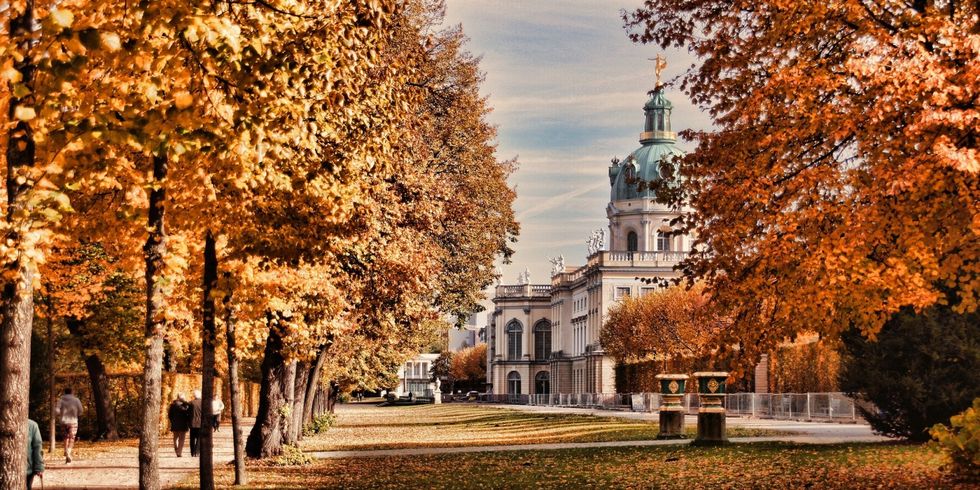 Schloss Charlottenburg im Herbst