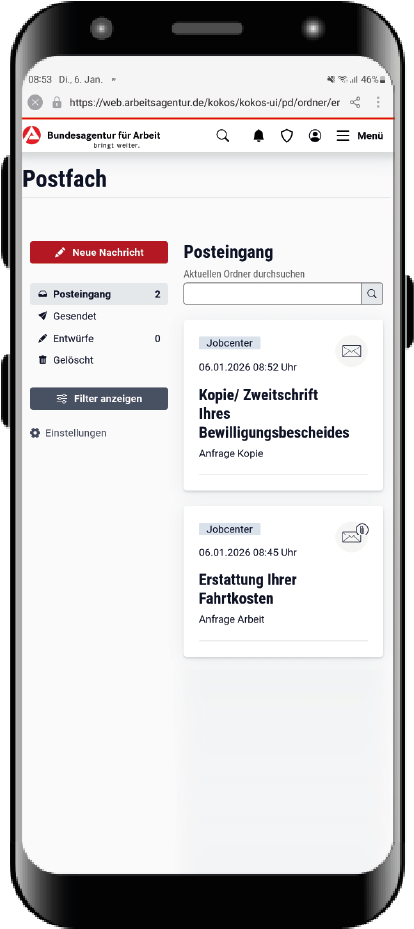 Postfachnachricht