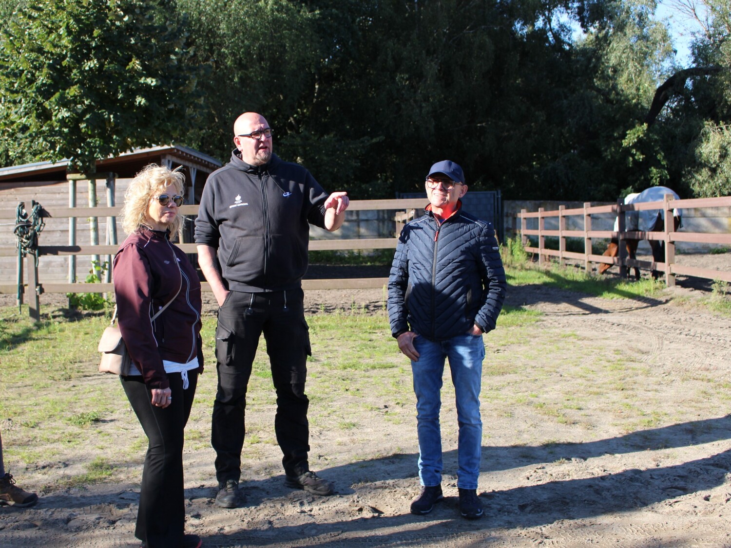 Frau Dr. Gocksch, Herr Reinhofer und Herr Flächsenhaar im Gespräch