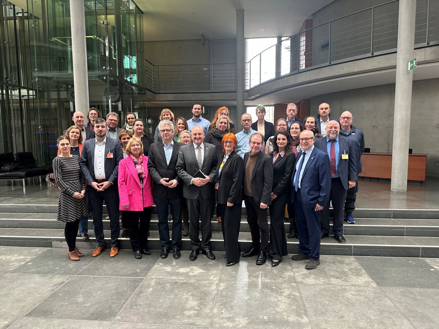 Die „proFis“ im Deutschen Bundestag. Besuch des rehapro-Projekt „proFis“ im Ausschuss für Arbeit und Soziales des Deutschen Bundestages