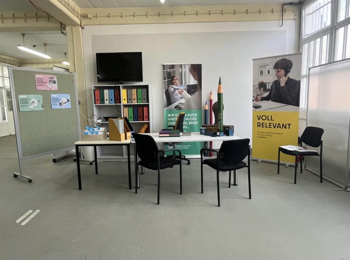 Messestand Verwaltung KnastKarriere 2025