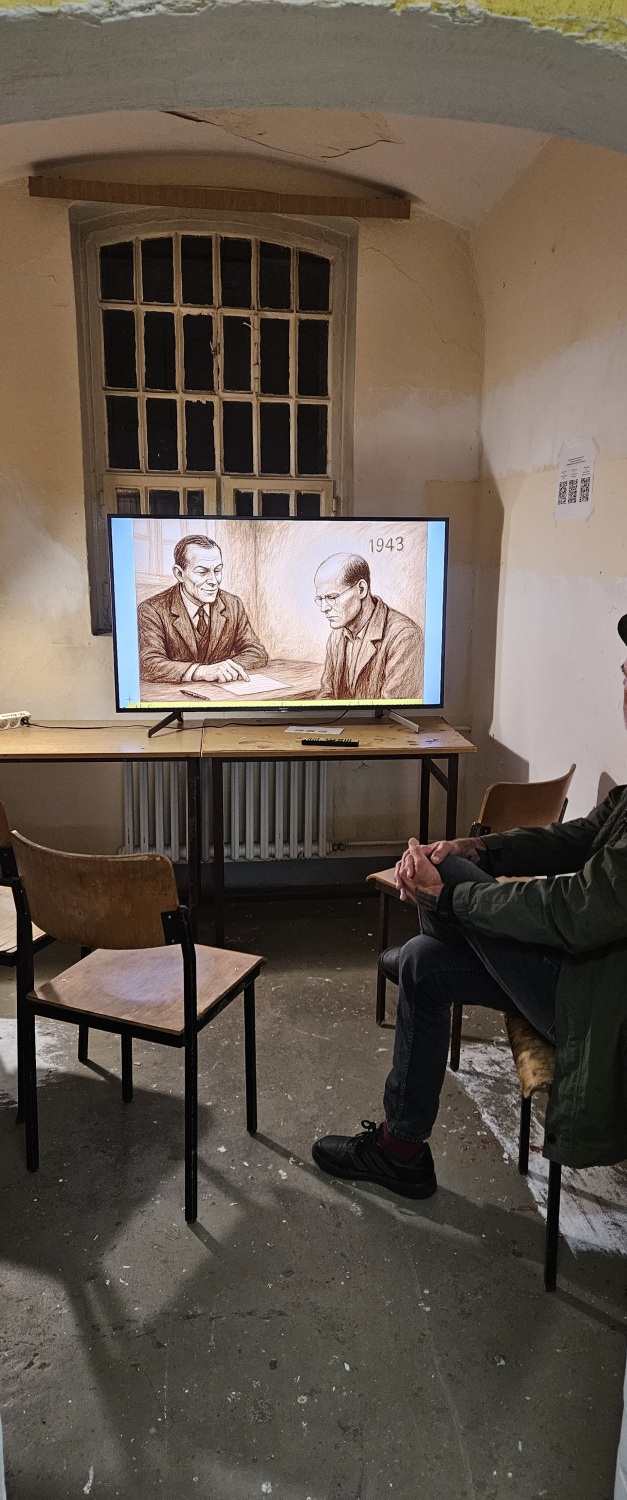 Bonhoeffer, Videovortrag Haftraum TA III