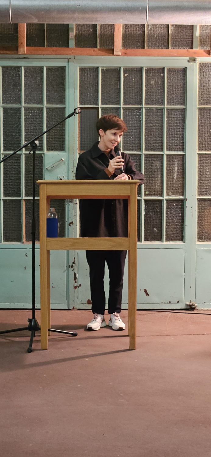 Finissage Begrüßung Frau Schmid