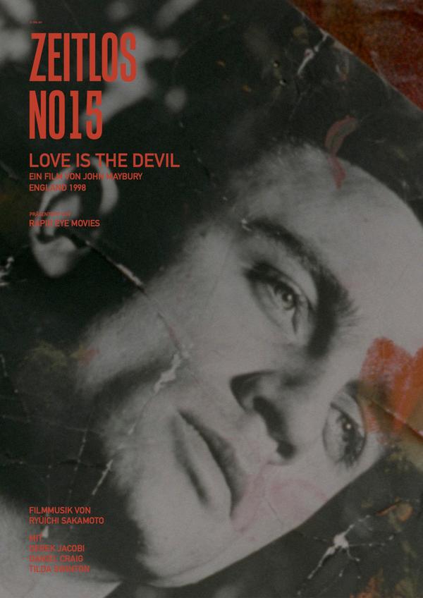 Filmplakat Love is the Devil - Studie für ein Portrait von Francis Bacon (OV)