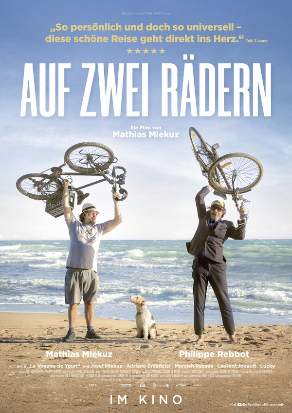 Filmplakat Auf zwei Rädern