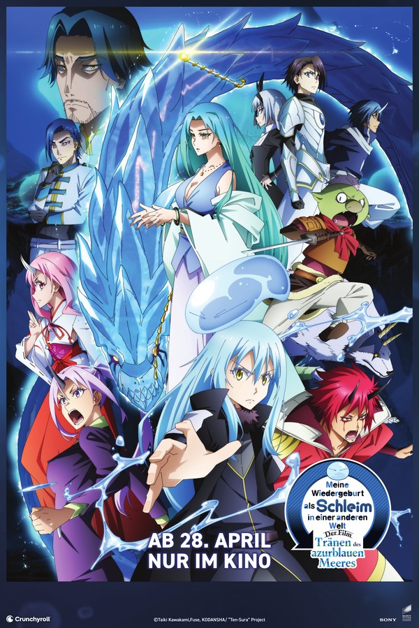 Filmplakat Meine Wiedergeburt als Schleim in einer anderen Welt, Der Film: Tränen des azurblauen Meers