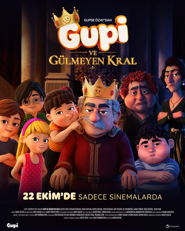 Filmplakat Gupi und der König, der nicht lachen kann