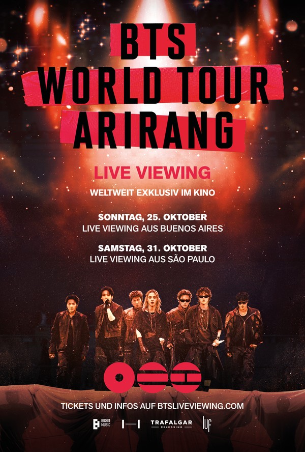 Filmplakat BTS World Tour 'ARIRANG' in São Paulo: Live Viewing