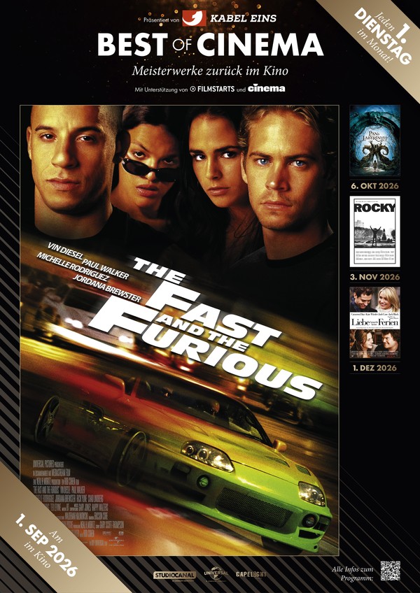 Filmplakat The Fast and the Furious