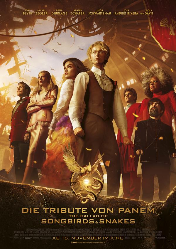 Filmplakat Die Tribute von Panem - The Ballad of Songbirds & Snakes