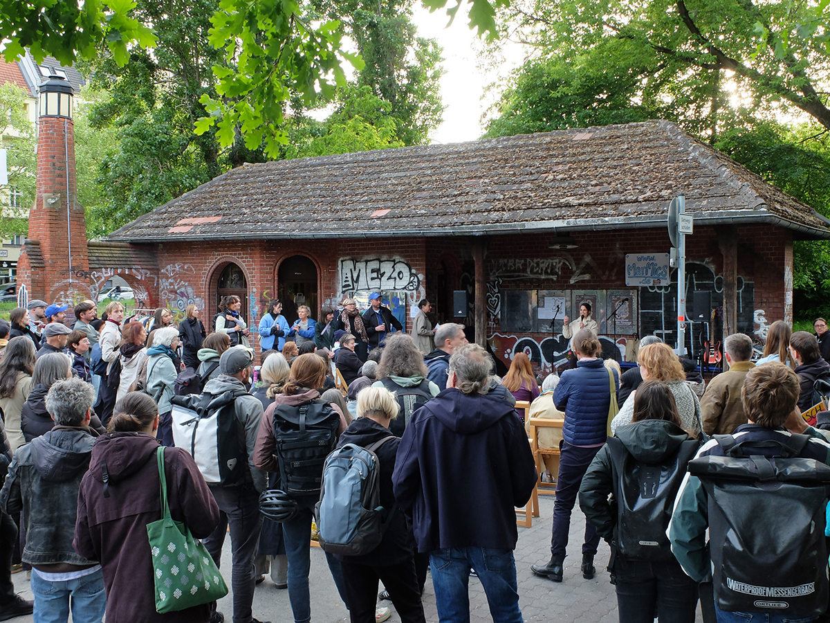 Ehemaliges Pförtnerhäuschen am Eingang zur Kulturinsel, Danziger Straße 101/103/105 | Eröffnung: Mai 2025
