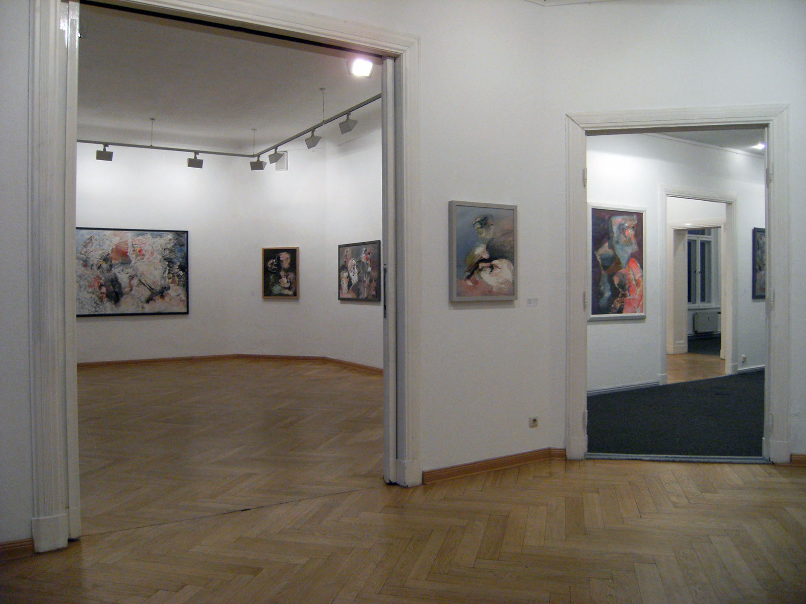 Blick in die Ausstellung – Hans Vent: Malerei – Bild 5